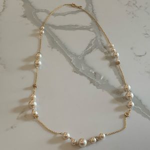 j crew statement necklace with pearls